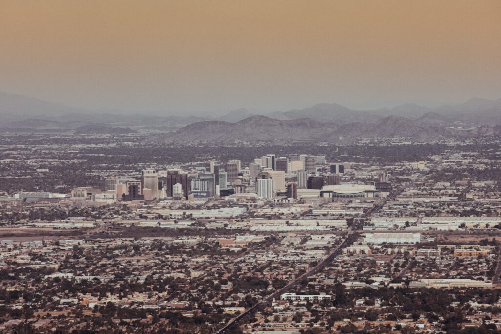 cityscape downtown phoenix