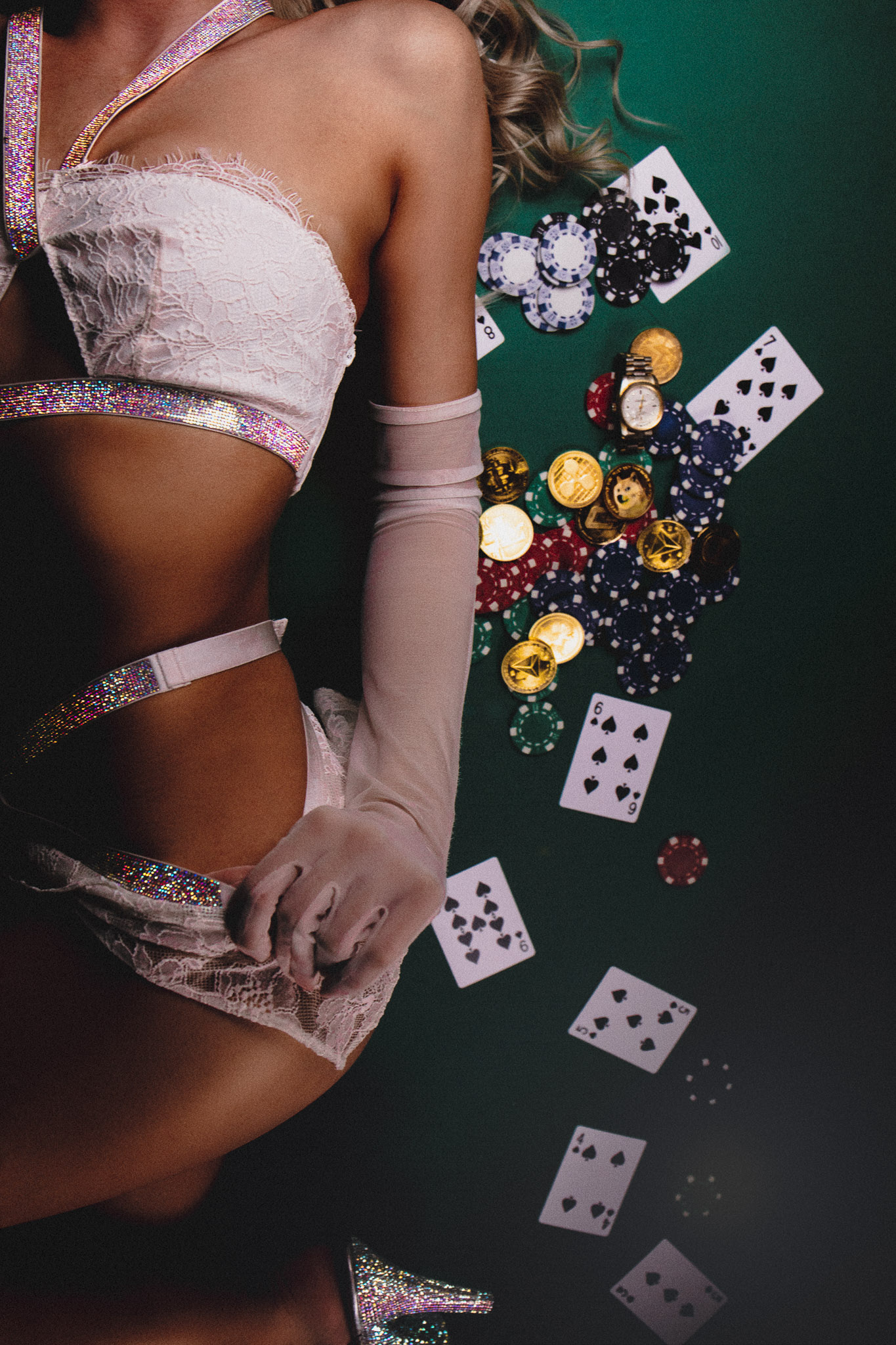 casino inspired photoshoot