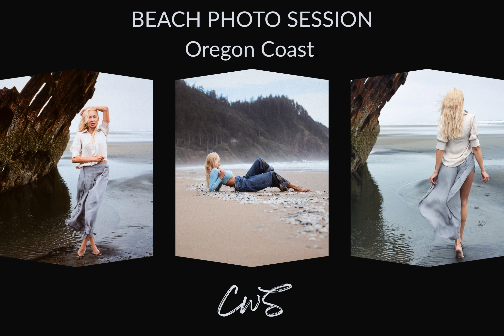 Beach Photo Session: Moody Oregon Coast Shoot Breakdown