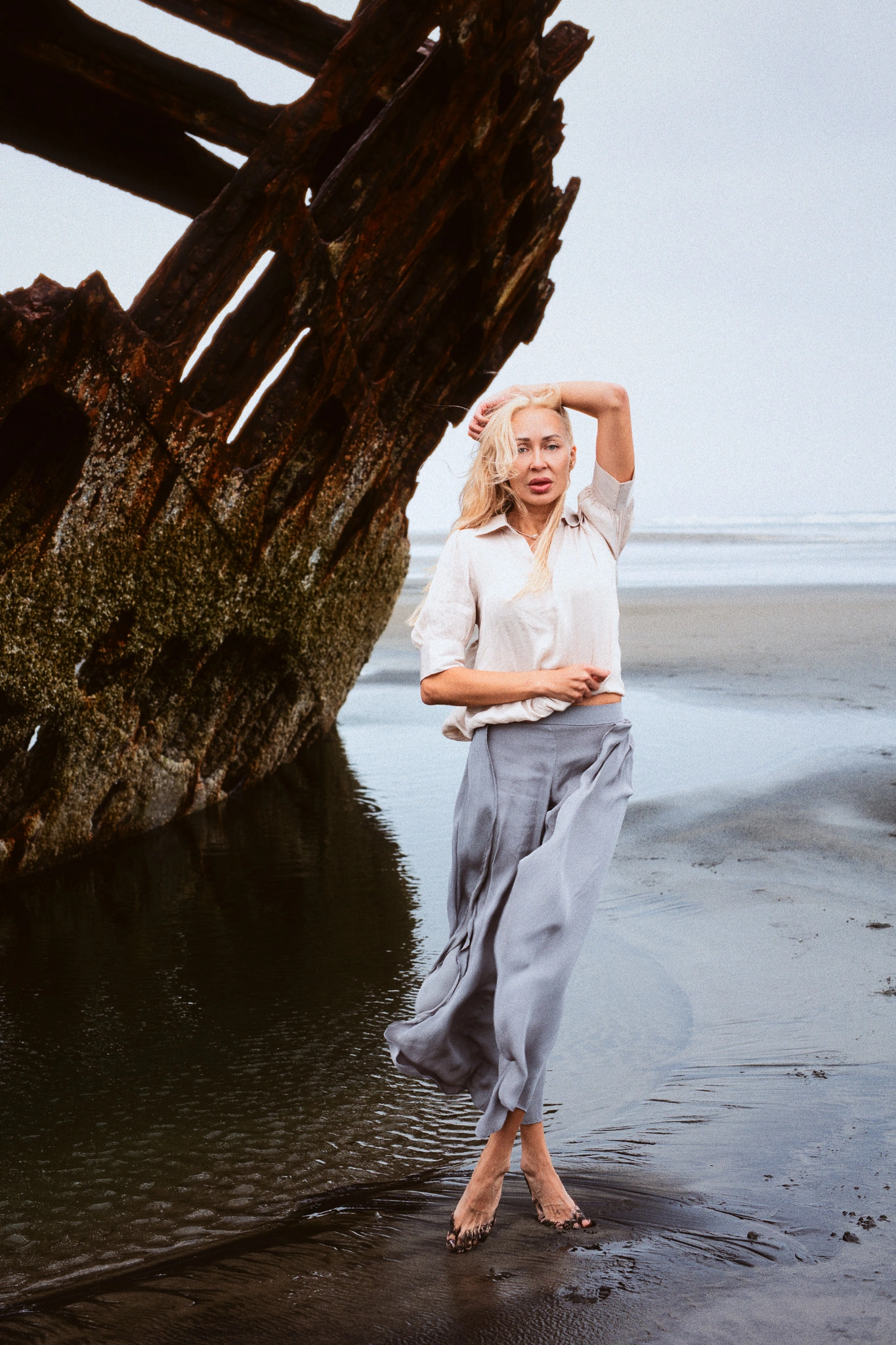 shipwreck photoshoot