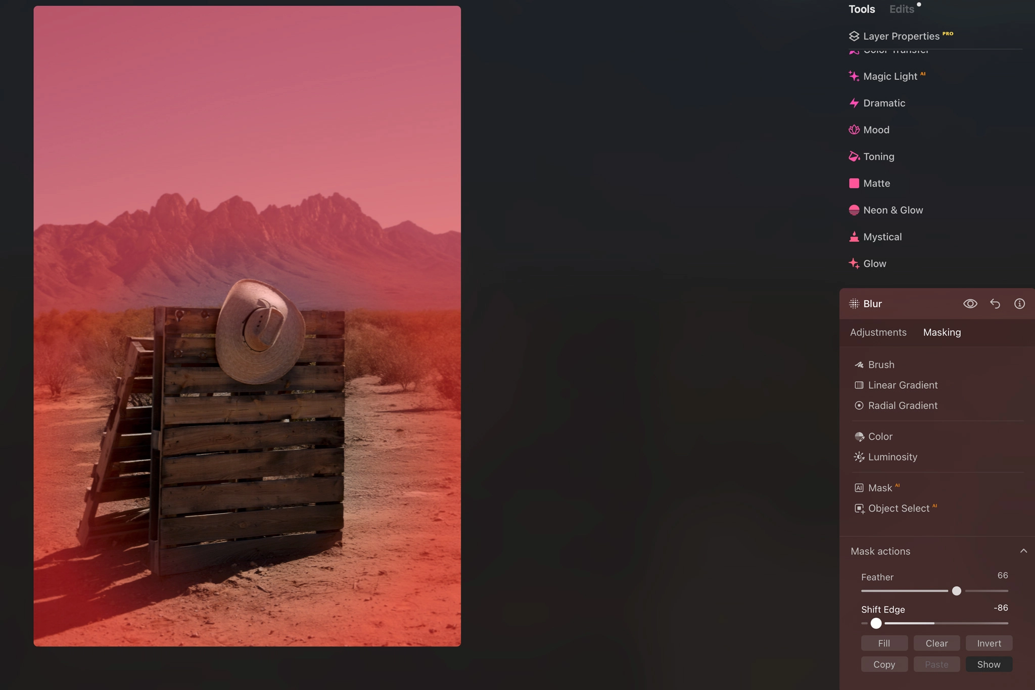 how to mask in luminar neo