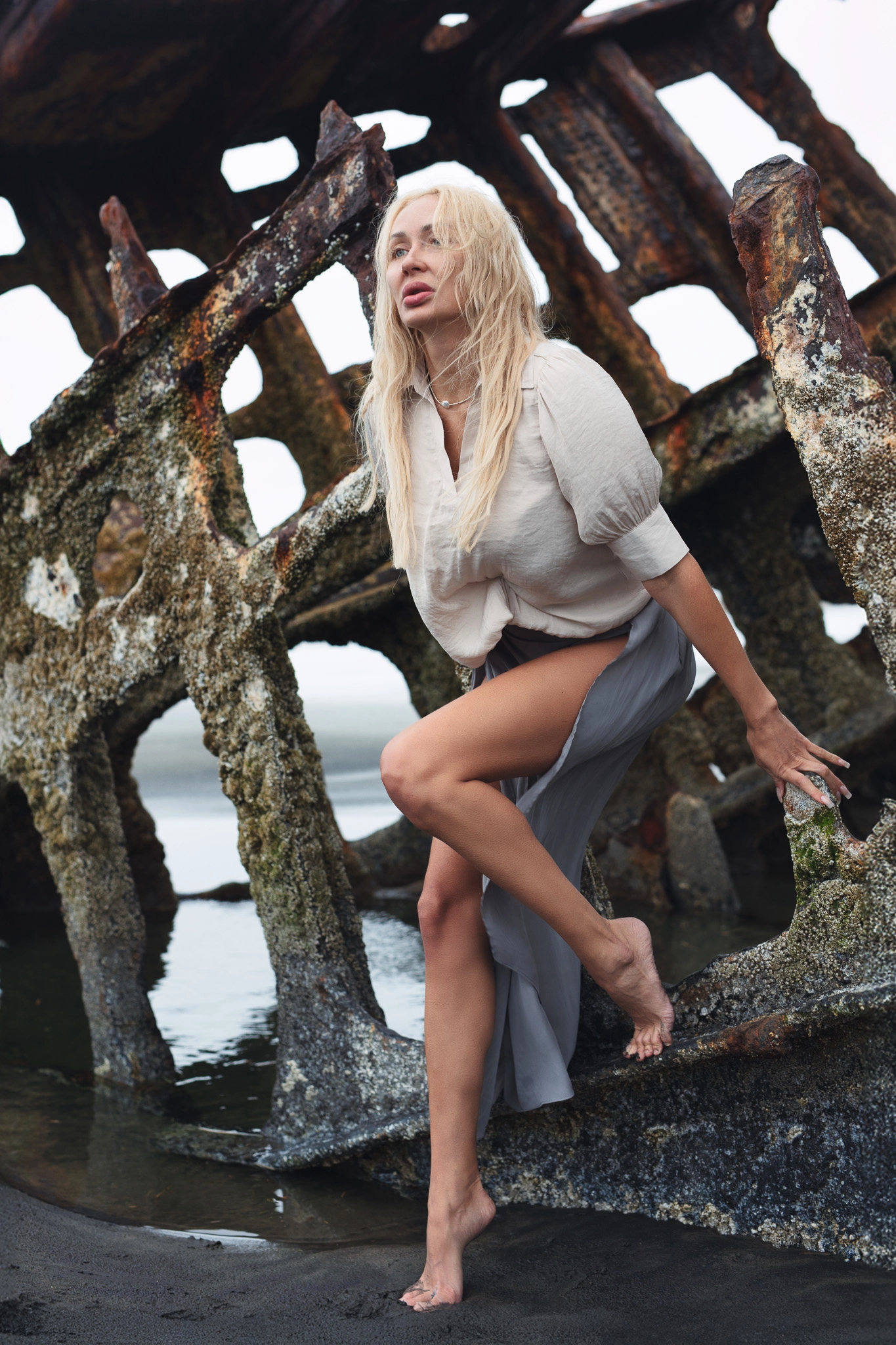 shipwreck photoshoot
