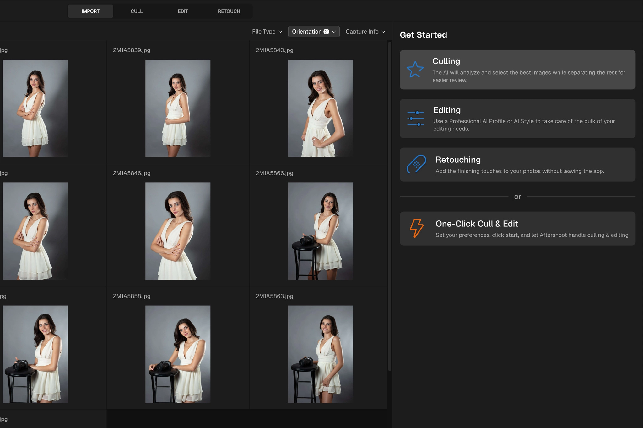 how to use aftershoot