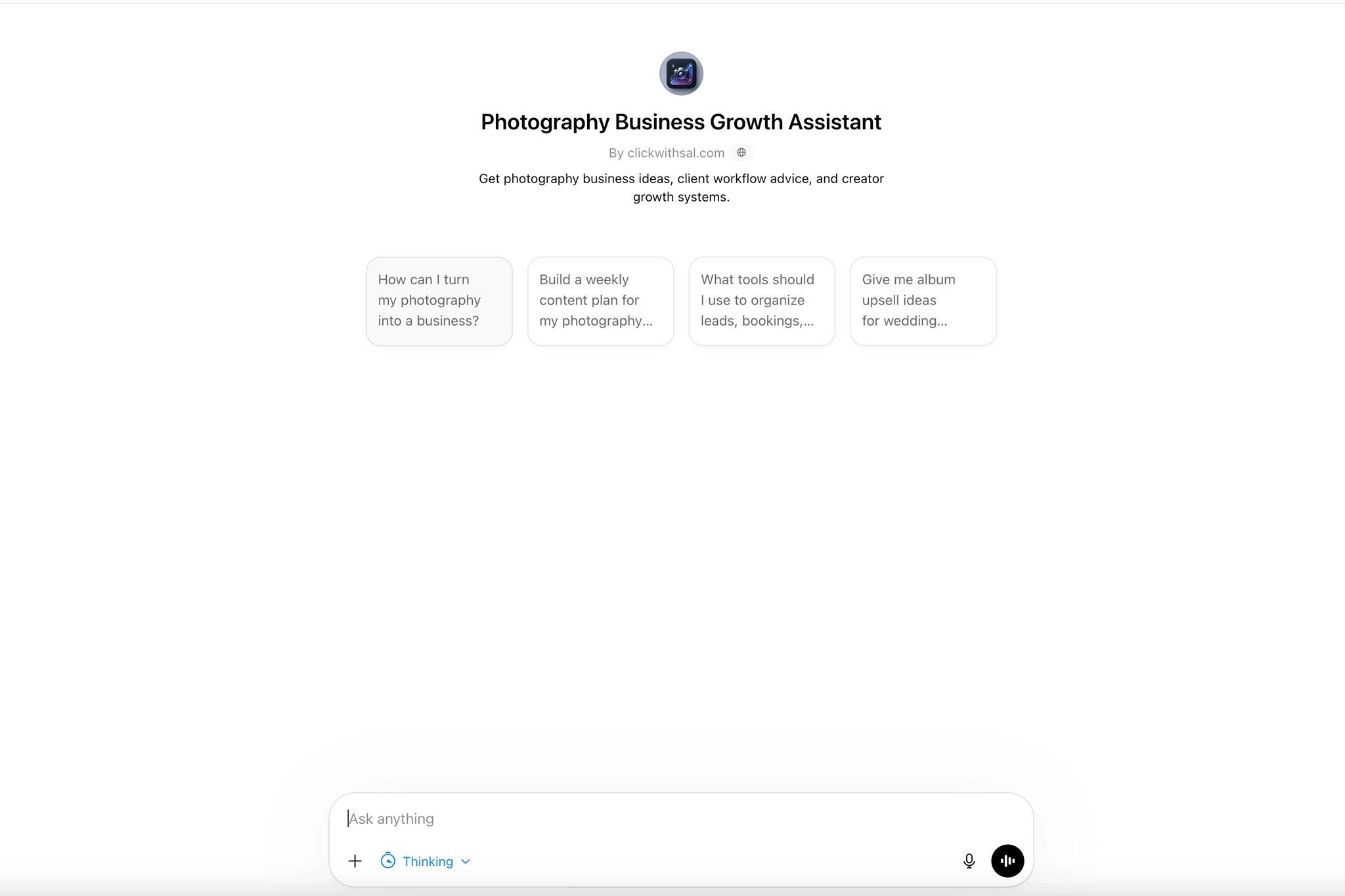 smart ways to use chatgpt for photographers