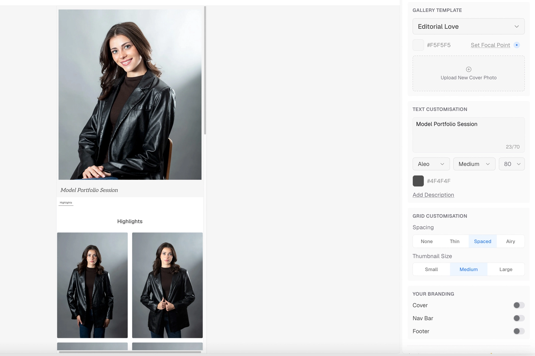 aftershoot galleries