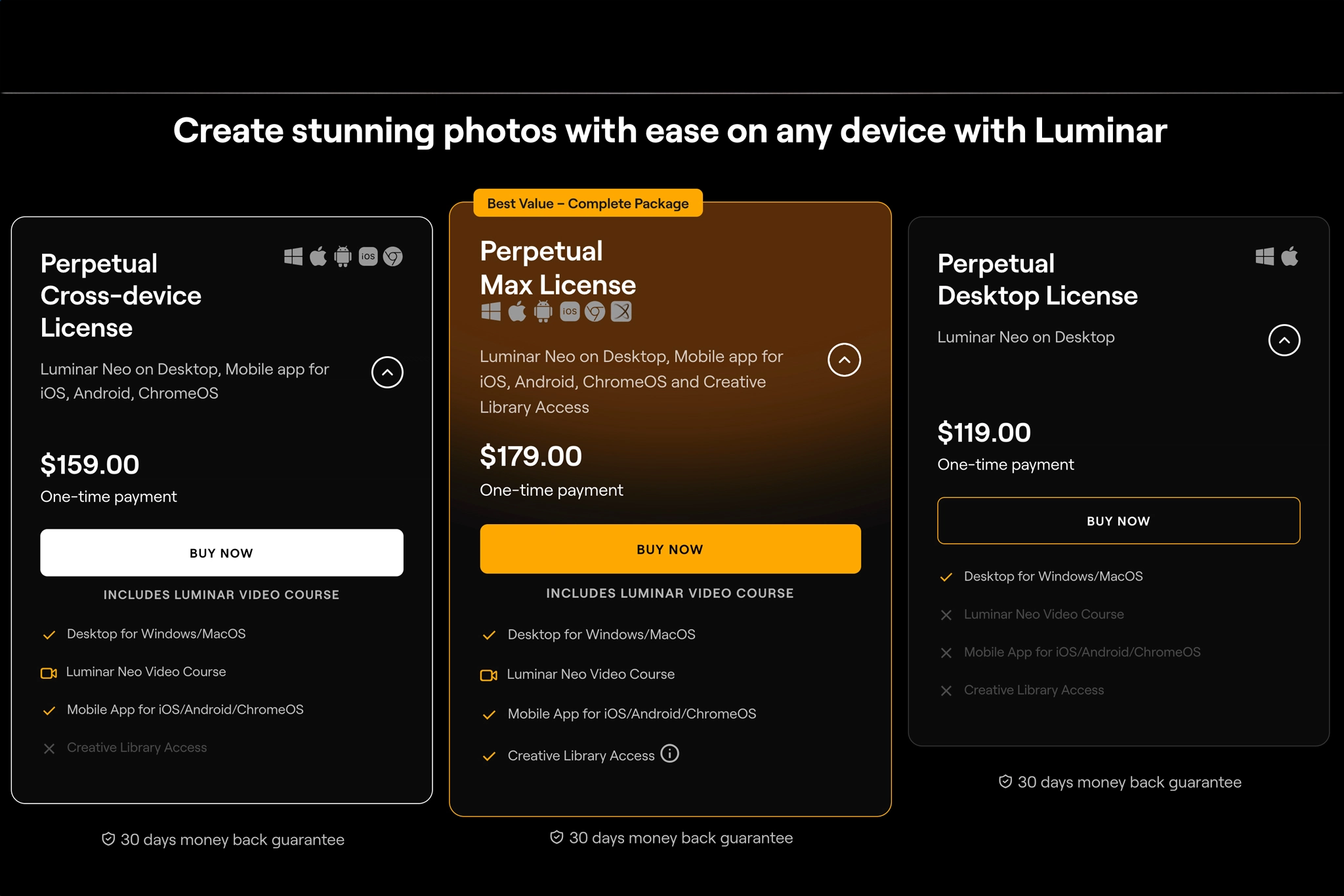 luminar neo lifetime deal