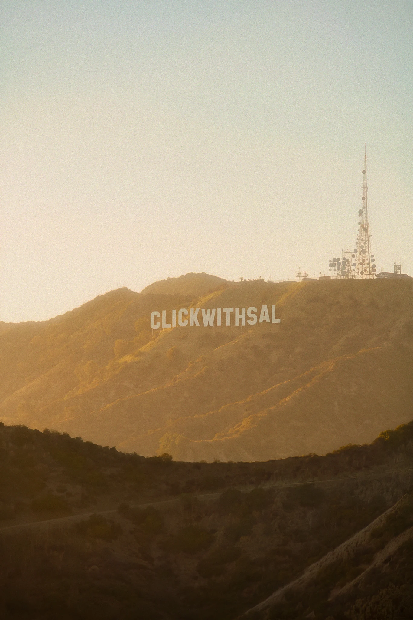 hollywood sign photography